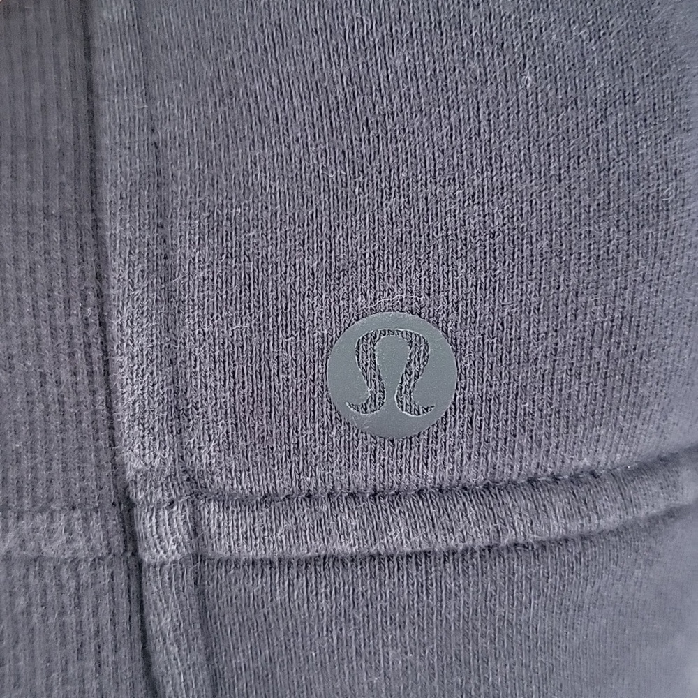 lululemon athletica Press Pause Pullover Kangaroo Pockets Funnel Neck Sz 10 - Picture 7 of 13